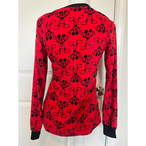 Mickey Mouse Womens Red & Black "The One And Only" Soft Pajama Set Size Small - Picture 3 of 16
